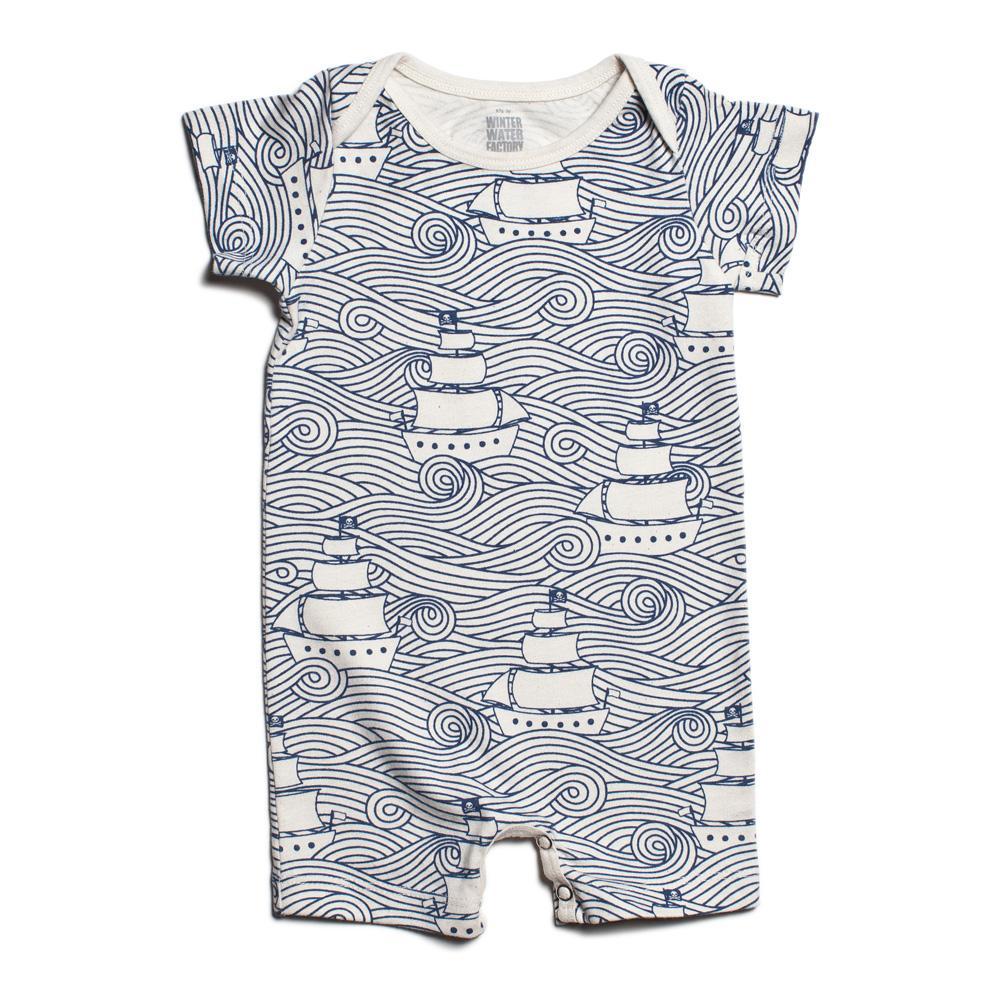 Summer Romper in Navy High Seas