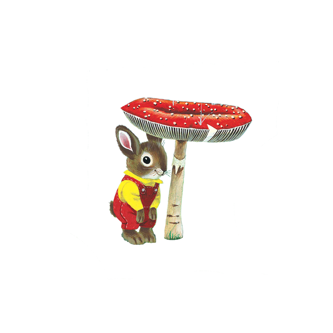 Tattly | Toadstool Bunny Richard Scarry Tattoo