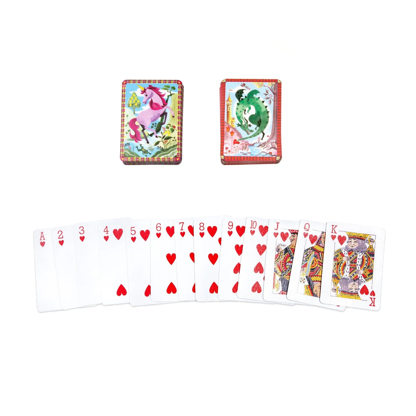 Eeboo | Dragon & Unicorn Playing Cards, Assorted