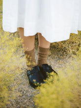 Load image into Gallery viewer, Hansel From Basel | Italia Cashmere Cozy Rib Crew in Camel
