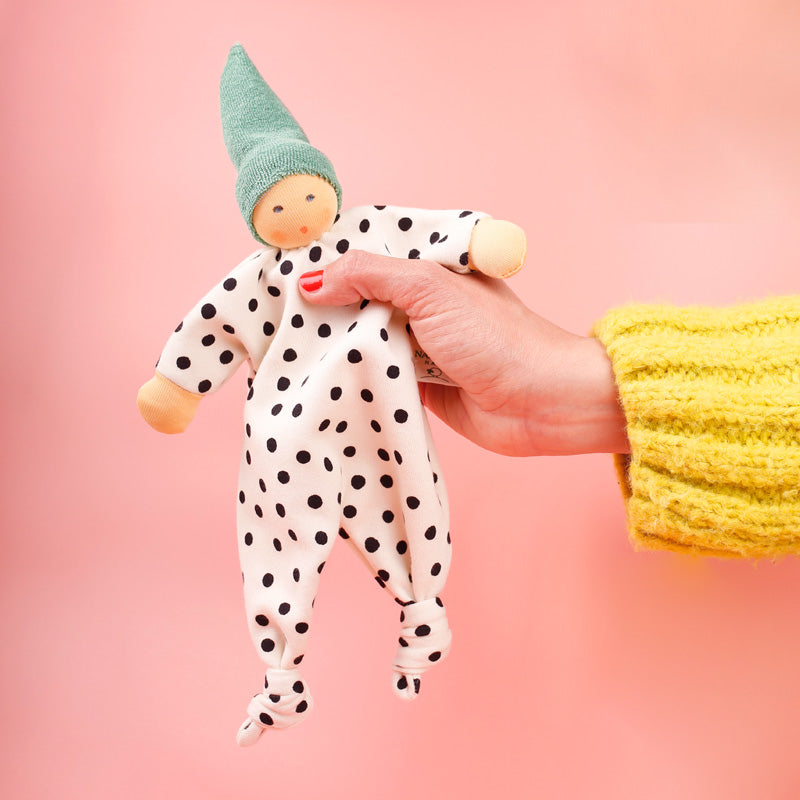 Dots Gripling Doll in Sage