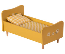 Load image into Gallery viewer, Maileg | Mini Wooden Bed in Yellow
