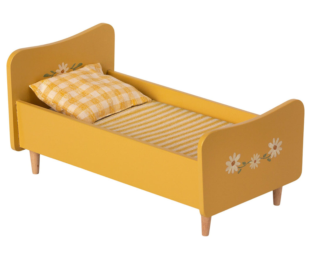 Maileg | Mini Wooden Bed in Yellow