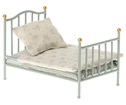 Maileg | Vintage Single Bed in Mint