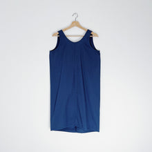 Load image into Gallery viewer, Dotter | Organic Cotton Poplin Ruched Back Dress in Ink
