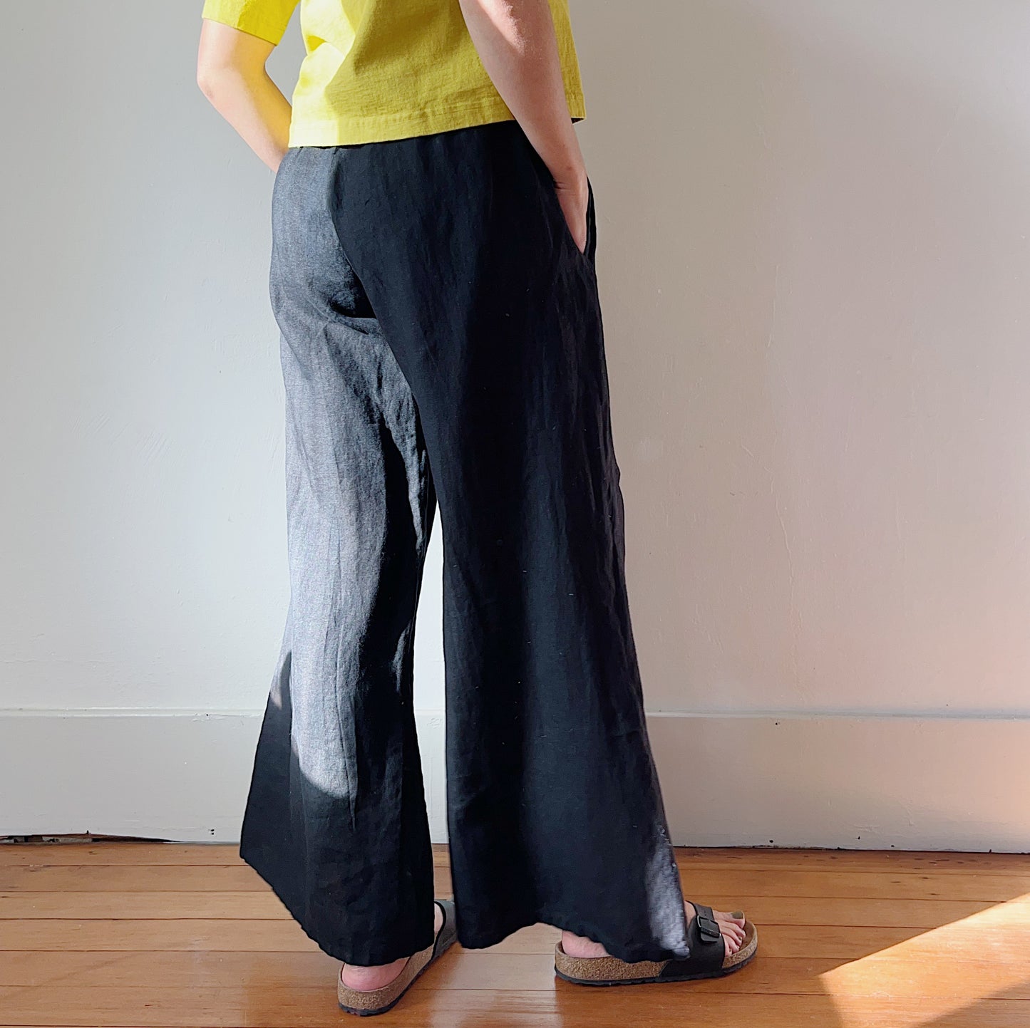 Bryn Walker | Linen Osca Pant in Black
