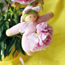 Load image into Gallery viewer, Nanchen | Organic Flower Fairy Doll in Pink
