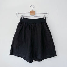 Load image into Gallery viewer, Cut Loose | Linen Shorts in Black
