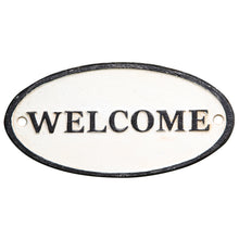 Load image into Gallery viewer, Cast Iron Welcome Sign
