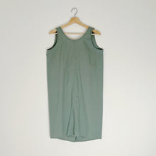 Load image into Gallery viewer, Dotter | Organic Cotton Poplin Ruched Back Dress in Tarragon
