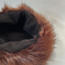 Load image into Gallery viewer, Faux Fur Hat in Chocolate
