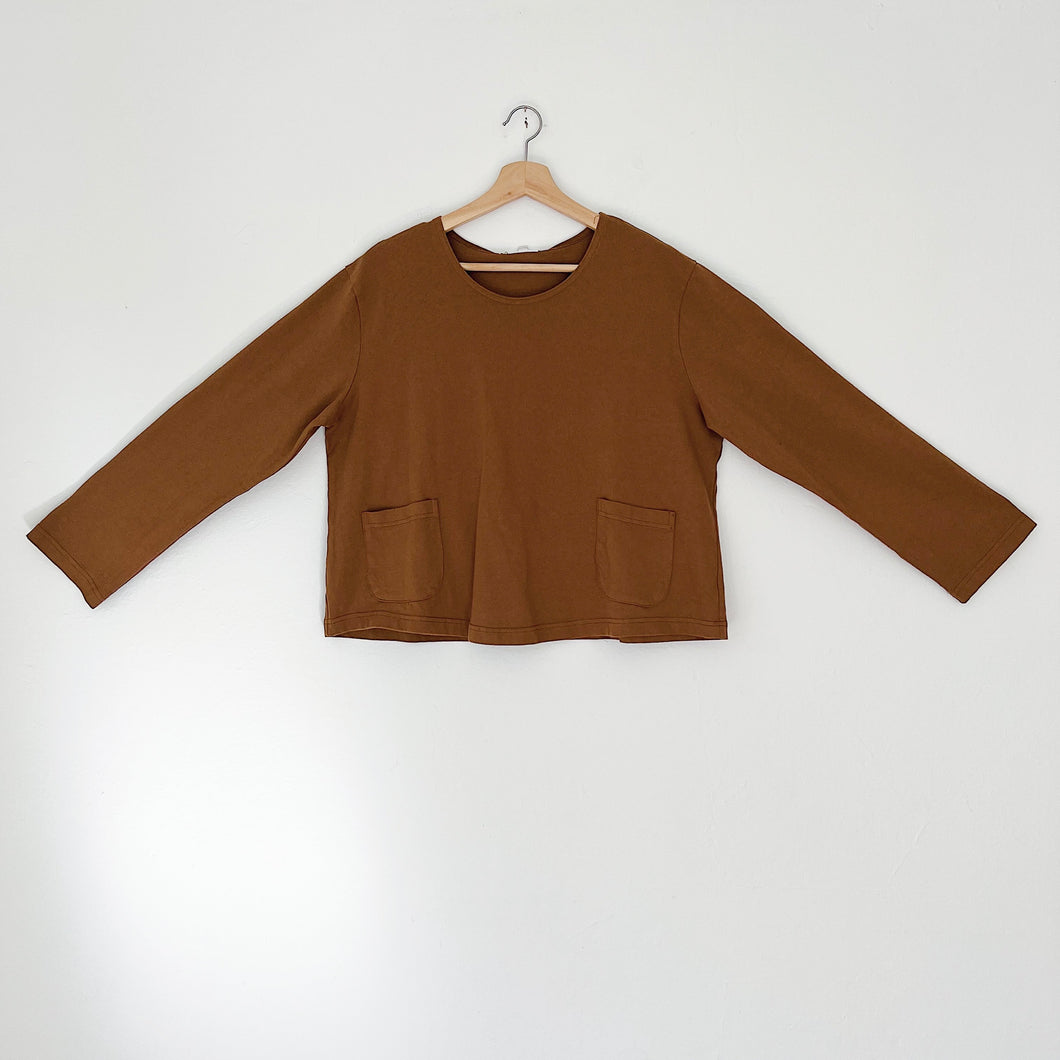 Pacific Cotton | Two Pocket Shirt in Flax