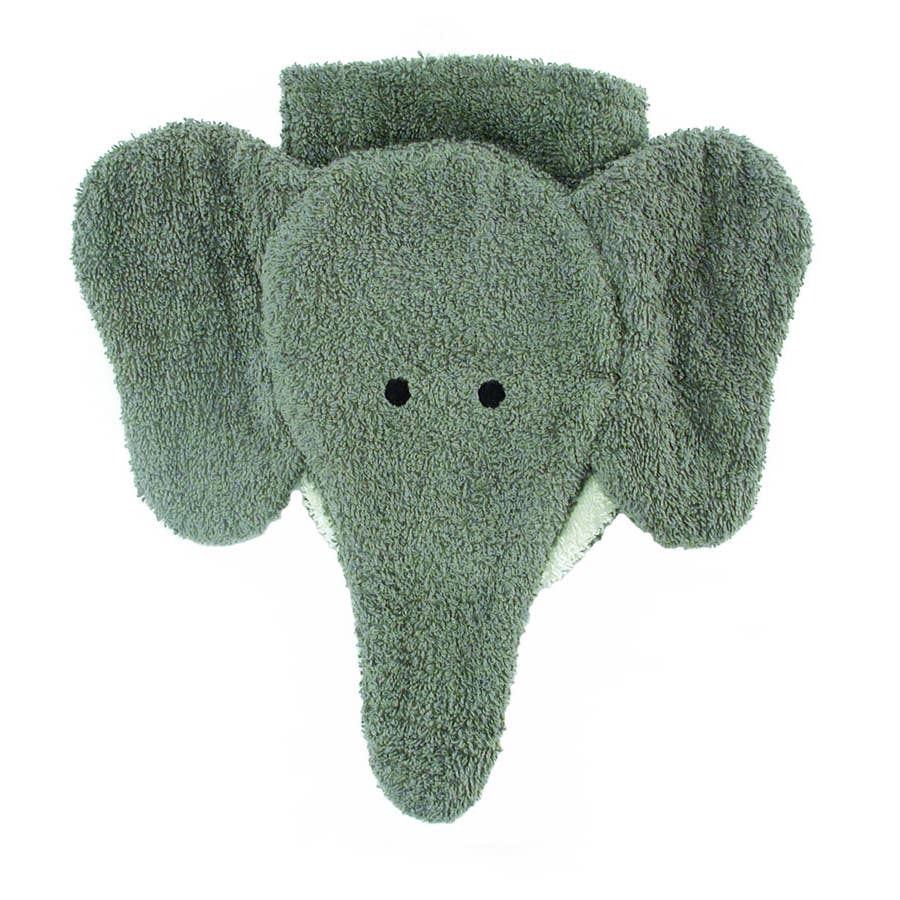 Organic Cotton Elephant Washcloth