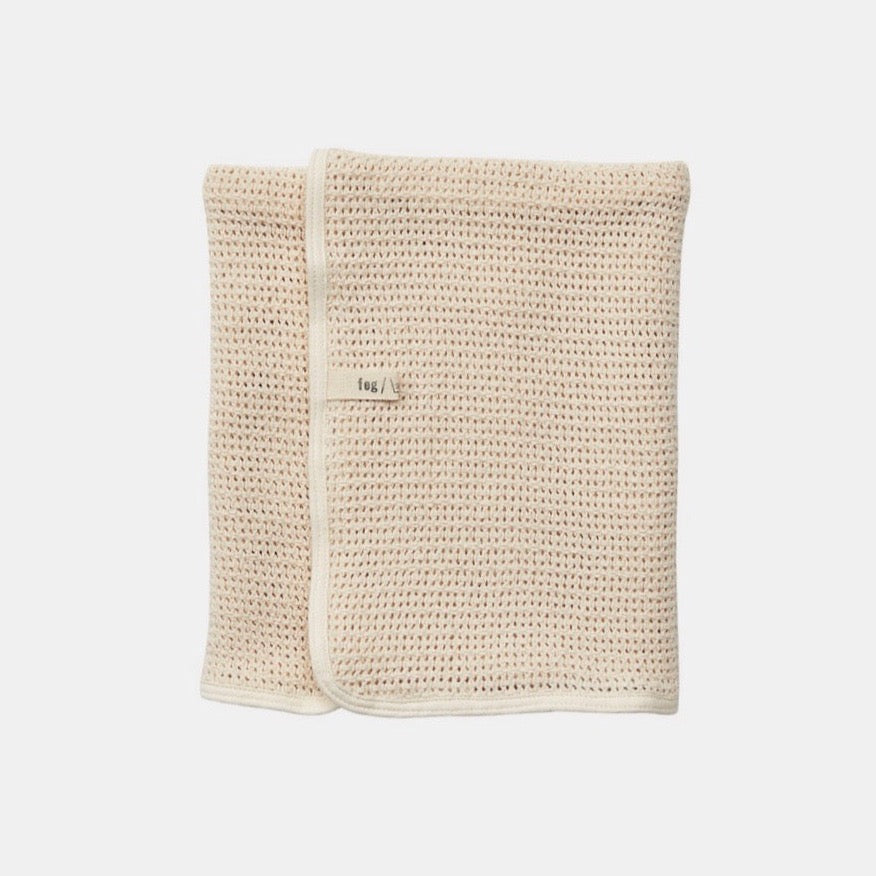 Fog Linen Work | Baby Blanket in Natural