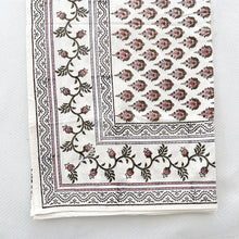 Load image into Gallery viewer, Blockprint Tablecloth | Kiran Sea Pink
