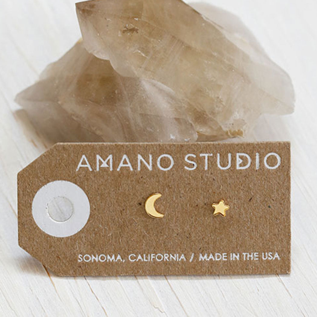 Amano Studio | Night Sky Studs in Gold