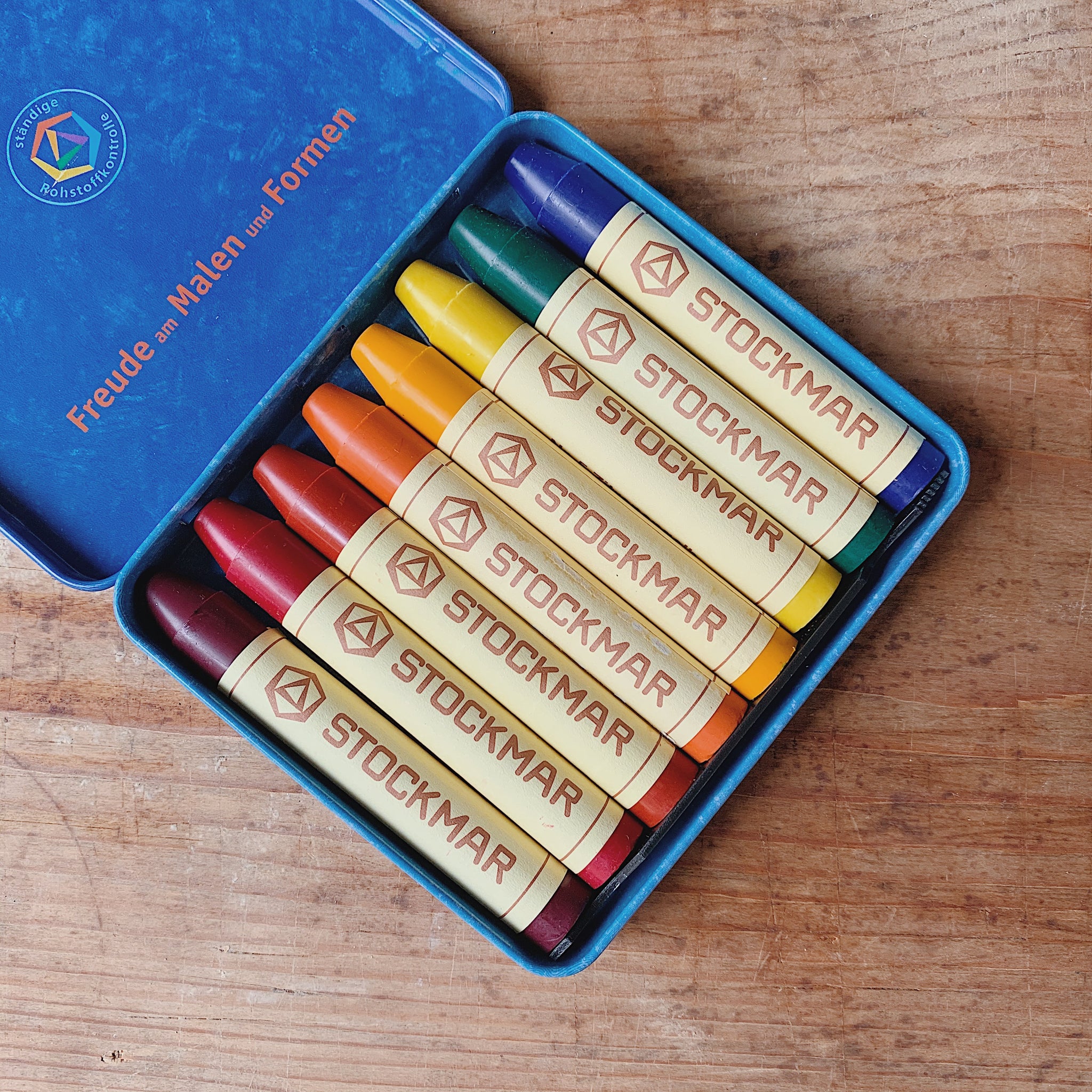 Stockmar  Set of 8 Beeswax Stick Crayons in Waldorf Colors – Dotter