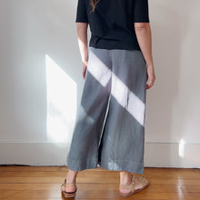 Load image into Gallery viewer, Cut Loose | Wide Leg Linen Cropped Pant in Cobblestone
