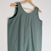 Load image into Gallery viewer, Dotter | Organic Cotton Poplin Ruched Back Dress in Tarragon
