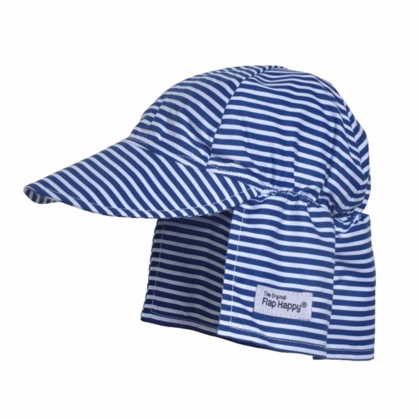 Flap Happy UPF 50+ Sun Hat | Navy Stripe