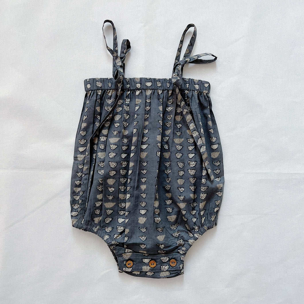 Blockprint Bubble Romper