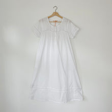 Load image into Gallery viewer, Short Sleeve Lace Embroidered Nightgown
