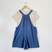 Load image into Gallery viewer, Kleen | Short Linen Jumpsuit in Marine
