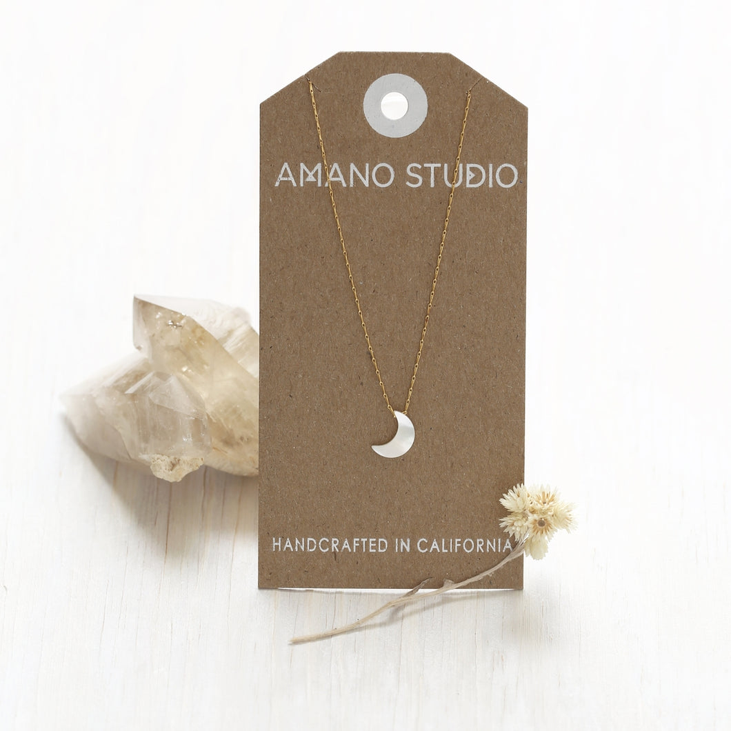 Amano Studio |  Mother of Pearl Moon Necklace