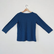 Load image into Gallery viewer, Cut Loose | 3/4 Sleeve Boatneck Top in Atlantic
