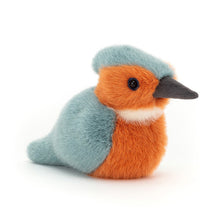 Load image into Gallery viewer, jellycat kingfisher front view on white background
