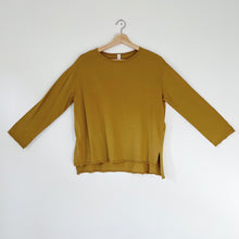 Load image into Gallery viewer, North Star Base | Long Sleeve Beach Tee in Ochre
