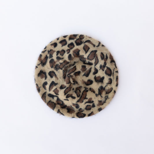 cheetah beret