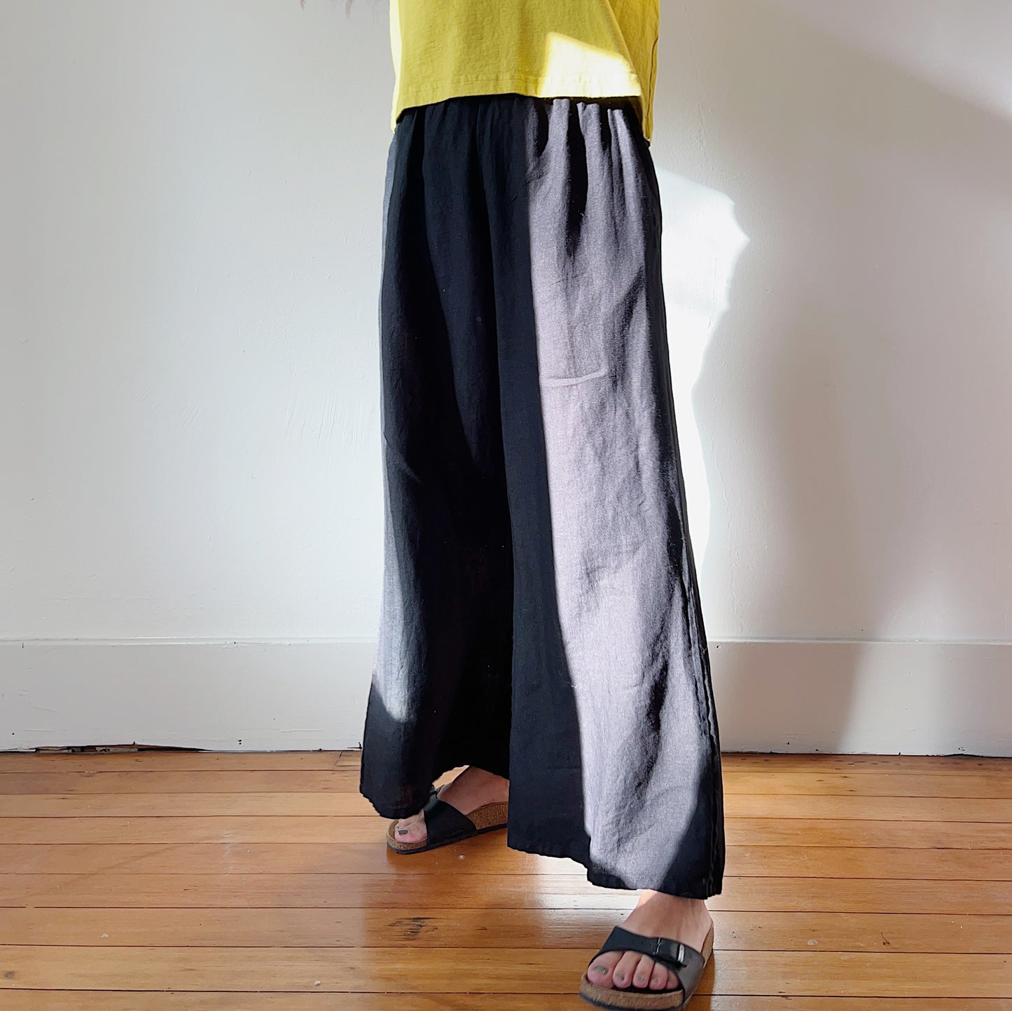 Bryn Walker | Linen Osca Pant in Black