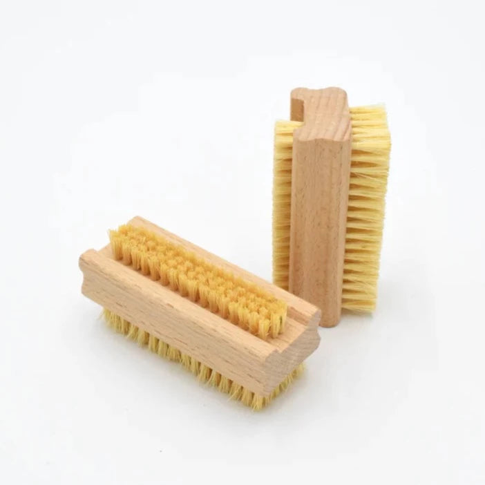 Beech Wood Double Sided Nail Brush