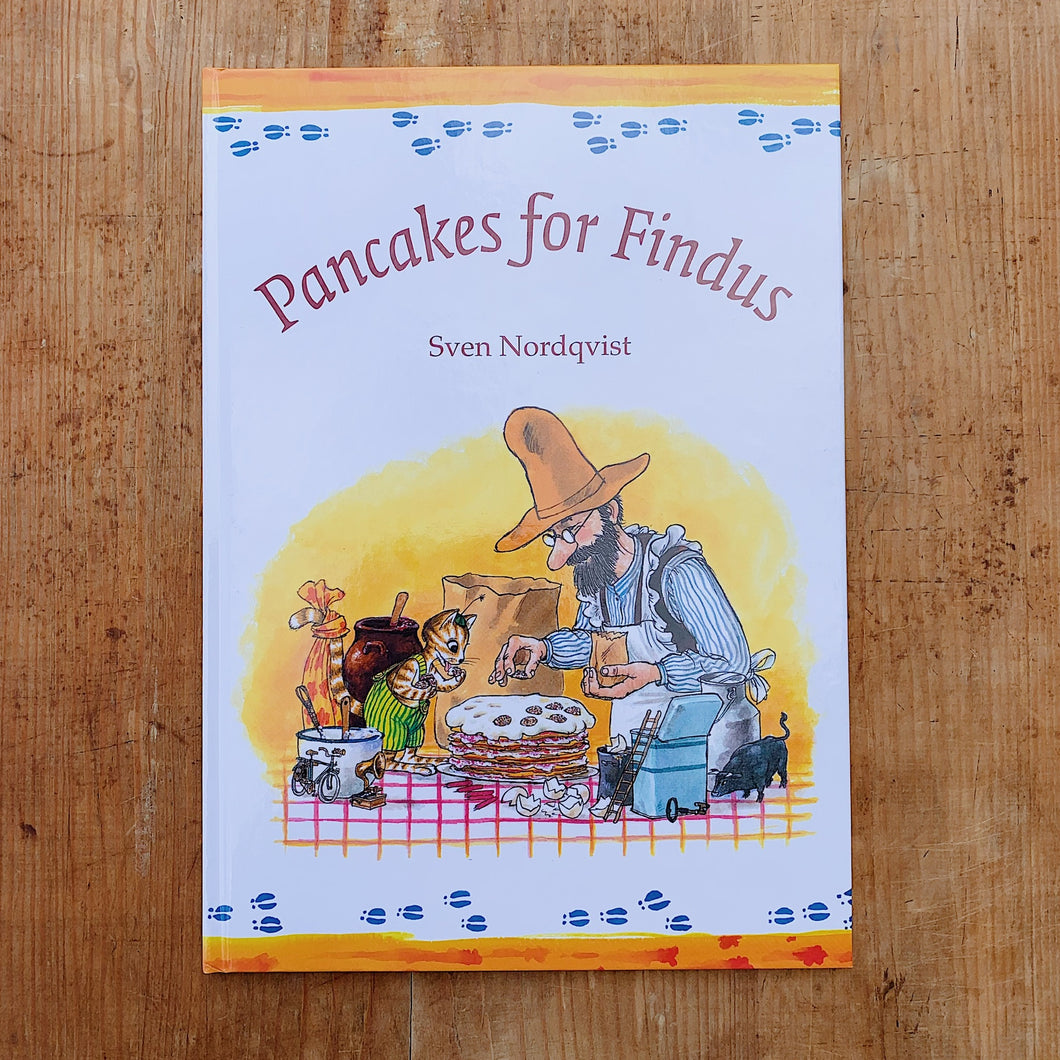 pancakes for findus laydown cover shot top view on wooden background
