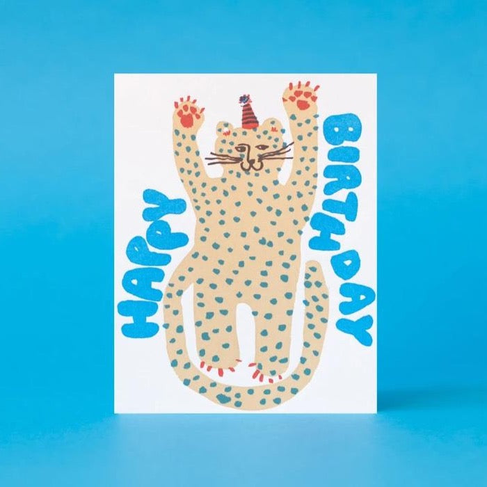 Party Cheetah Card