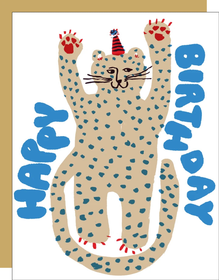 Party Cheetah Card