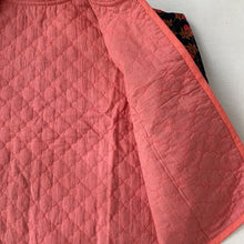 Load image into Gallery viewer, Quilted Cotton Jacket in Pink Floral
