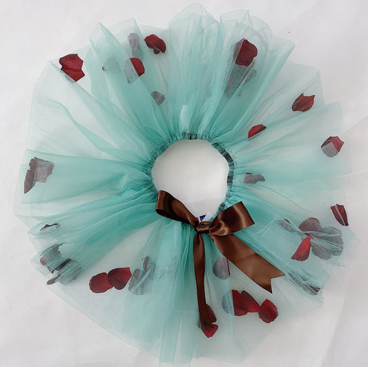 Sage & Chocolate Petal Tutu