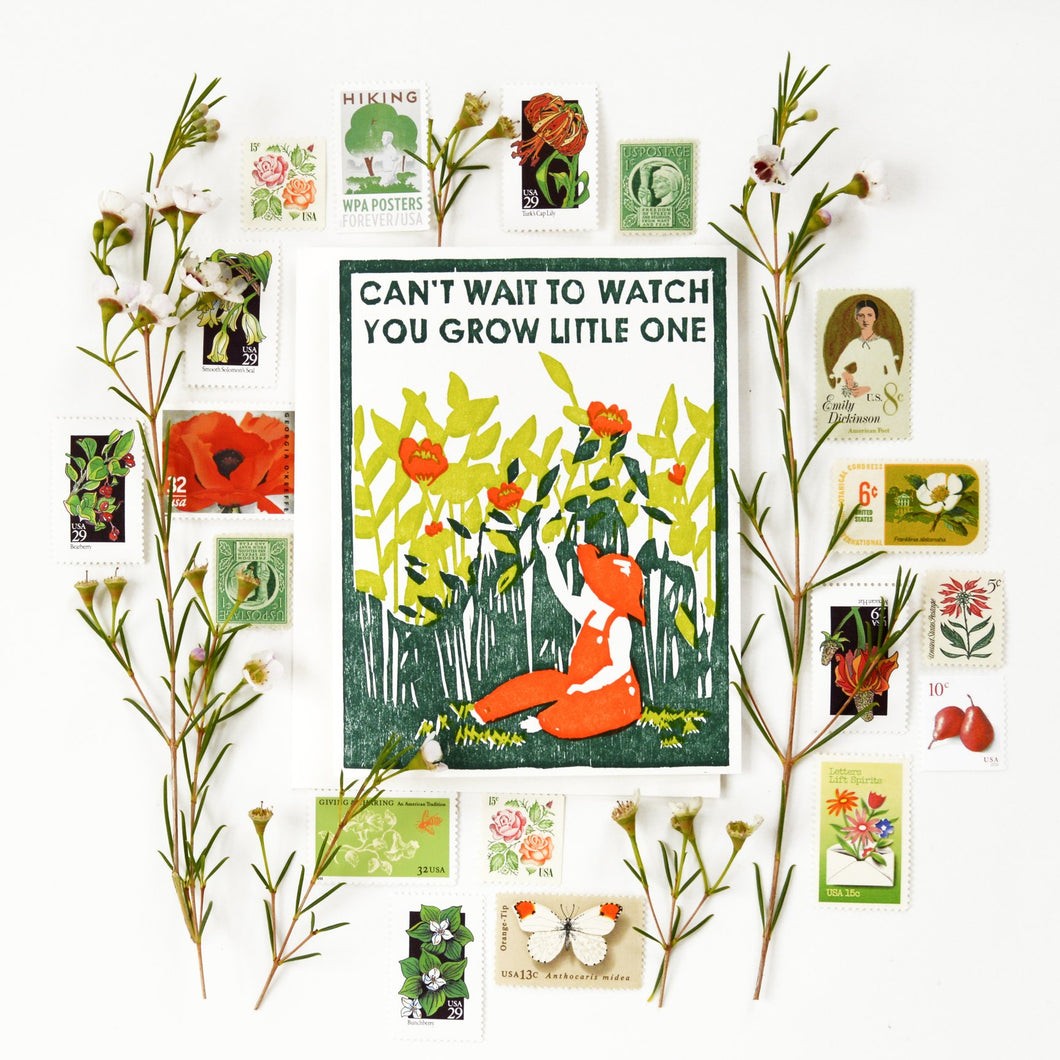Watch You Grow Little One Card