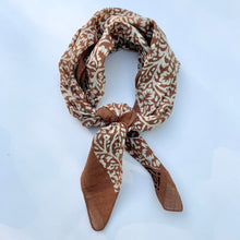 Load image into Gallery viewer, Bandana | Lace Flower in Burnt Sienna
