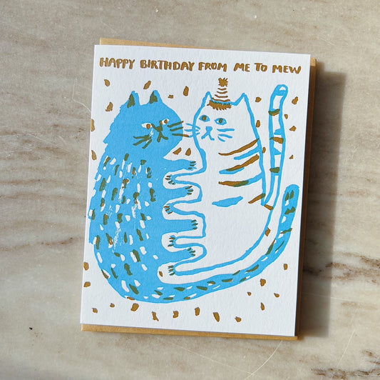 Happy Birthday From Me to Mew Card