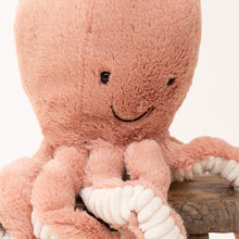 Load image into Gallery viewer, close up view odell octopus by jellycat

