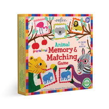 Load image into Gallery viewer, Eeboo | Pre-School Animal Memory &amp; Matching Game
