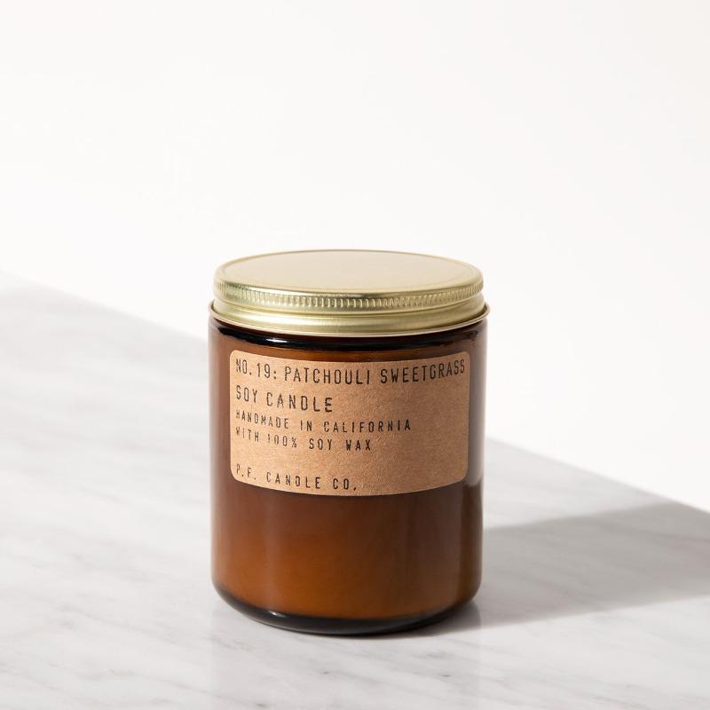 P.F. Candle Co | Patchouli Sweetgrass Standard Candle