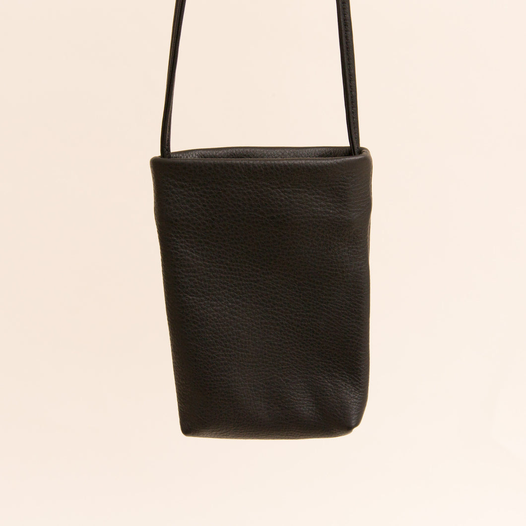 small leather bag in black from berkeley