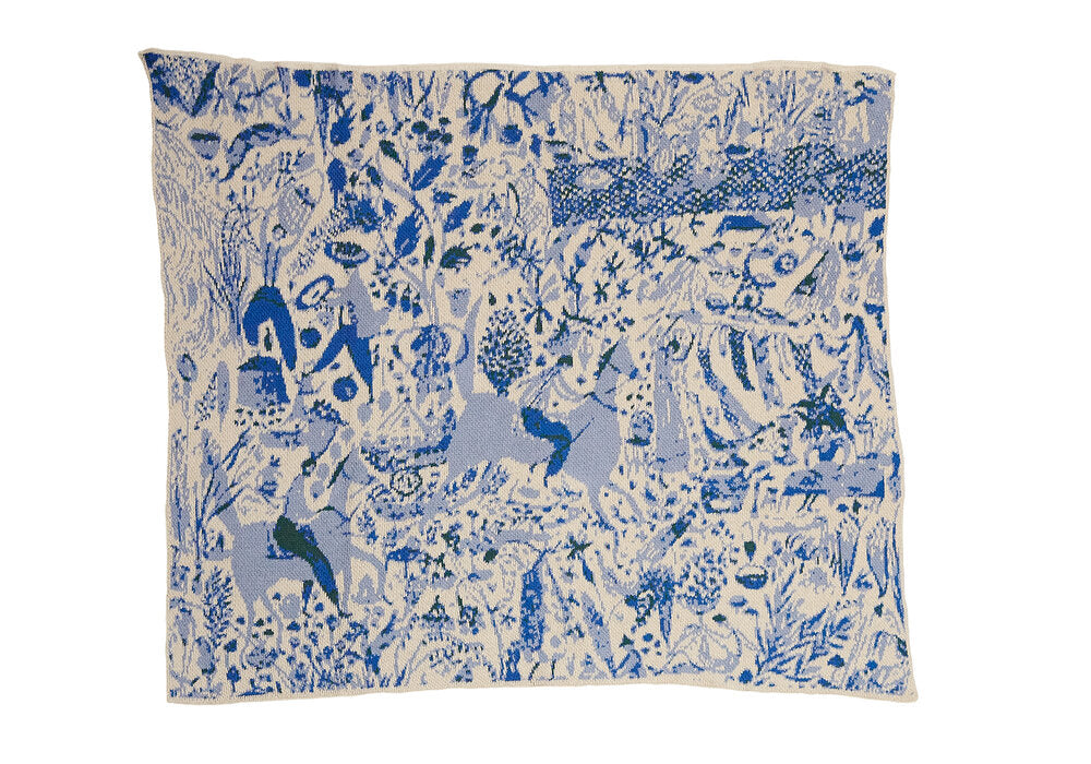 Harvest Baby Blanket in Royal