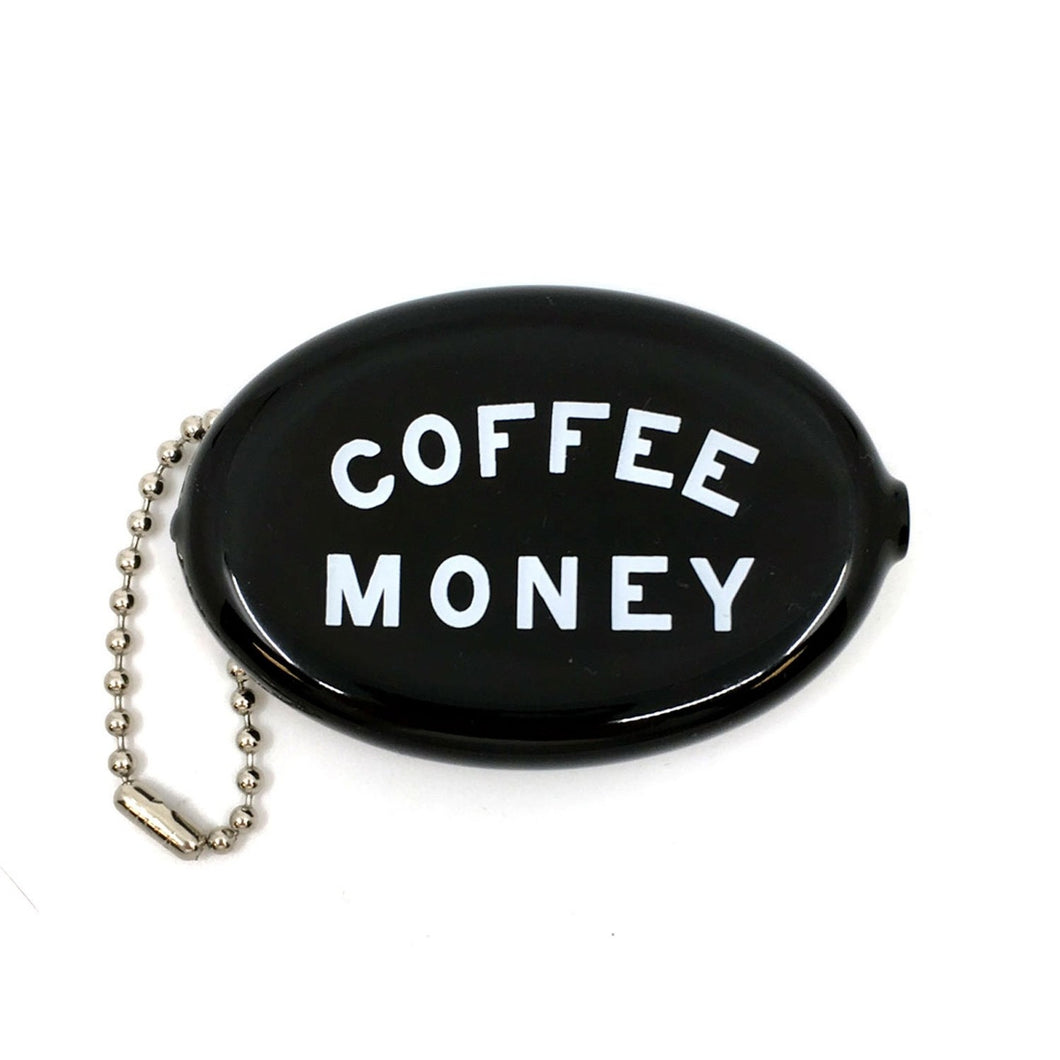 Coffee Money Coin Pouch Keychain