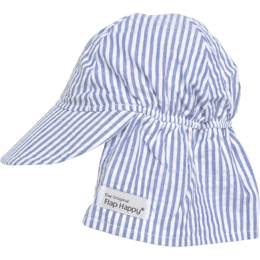 UPF 50+ Sun Hat | Chambray Stripe Seersucker