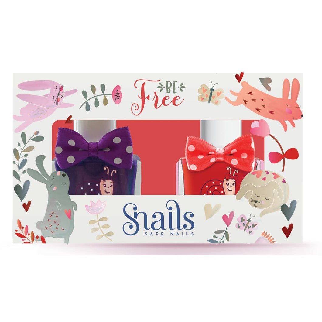 Snails Nail Polish Set of 2 in Be Free